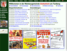 Tablet Screenshot of gottenheim.de